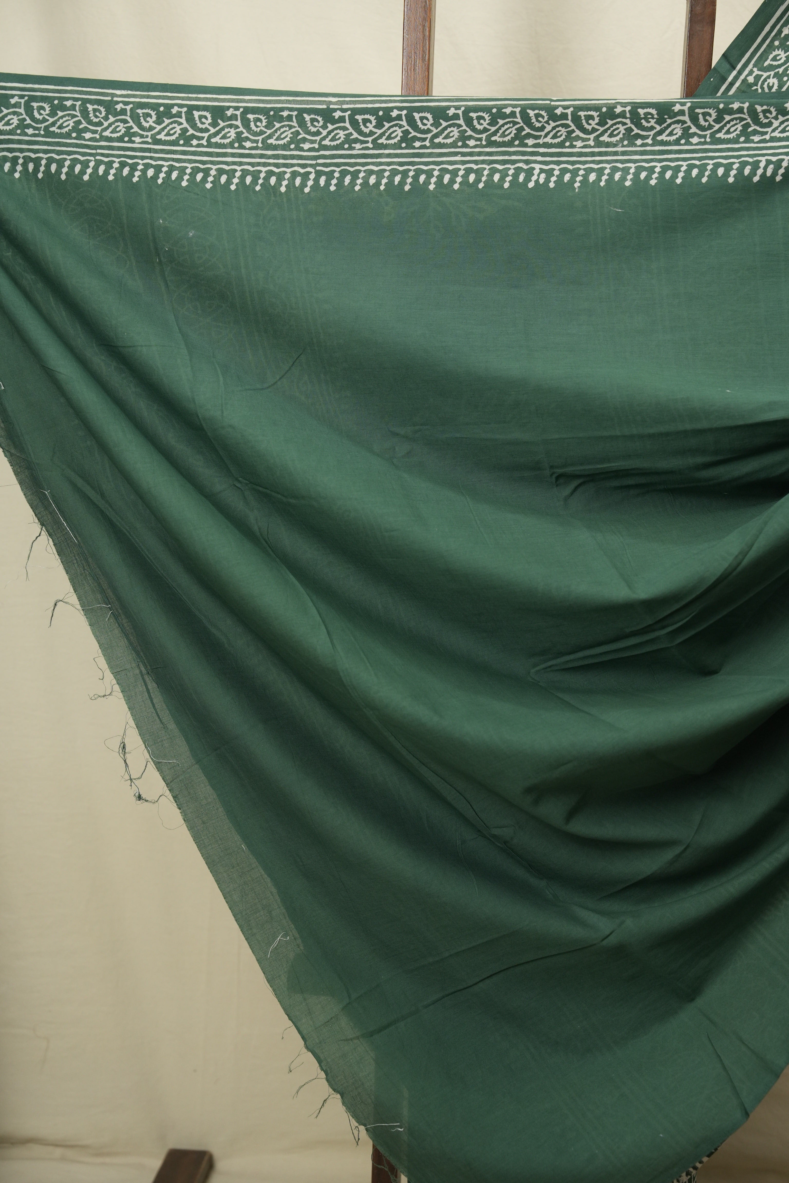 Green HBP Cotton Saree - SRGCS3778