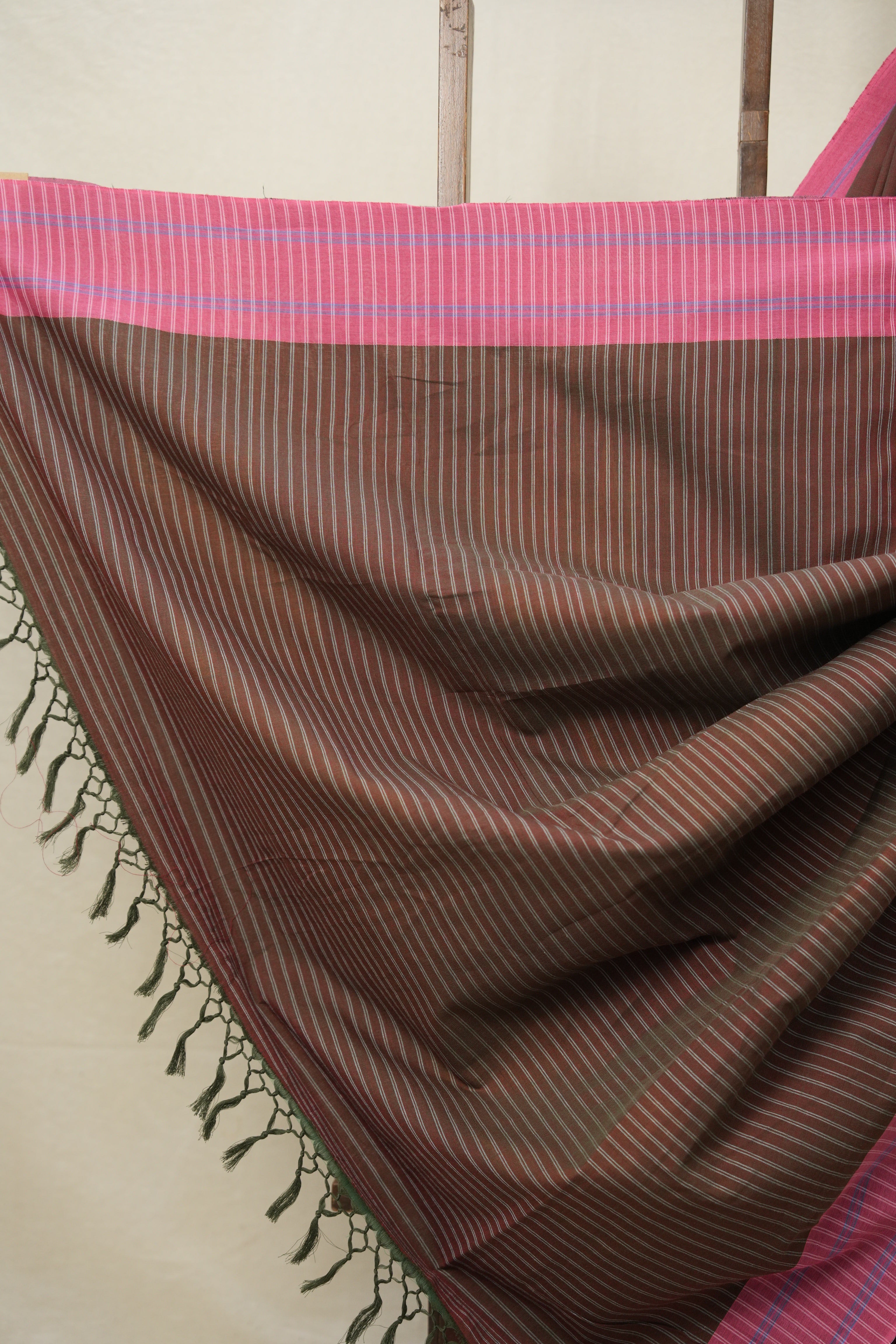 Maroon Cotton Ilkal Saree  - SRMCIS708