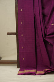 Rani Pink Cotton Paithani Saree - SRRPCPS791