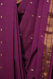 Rani Pink Cotton Paithani Saree - SRRPCPS791