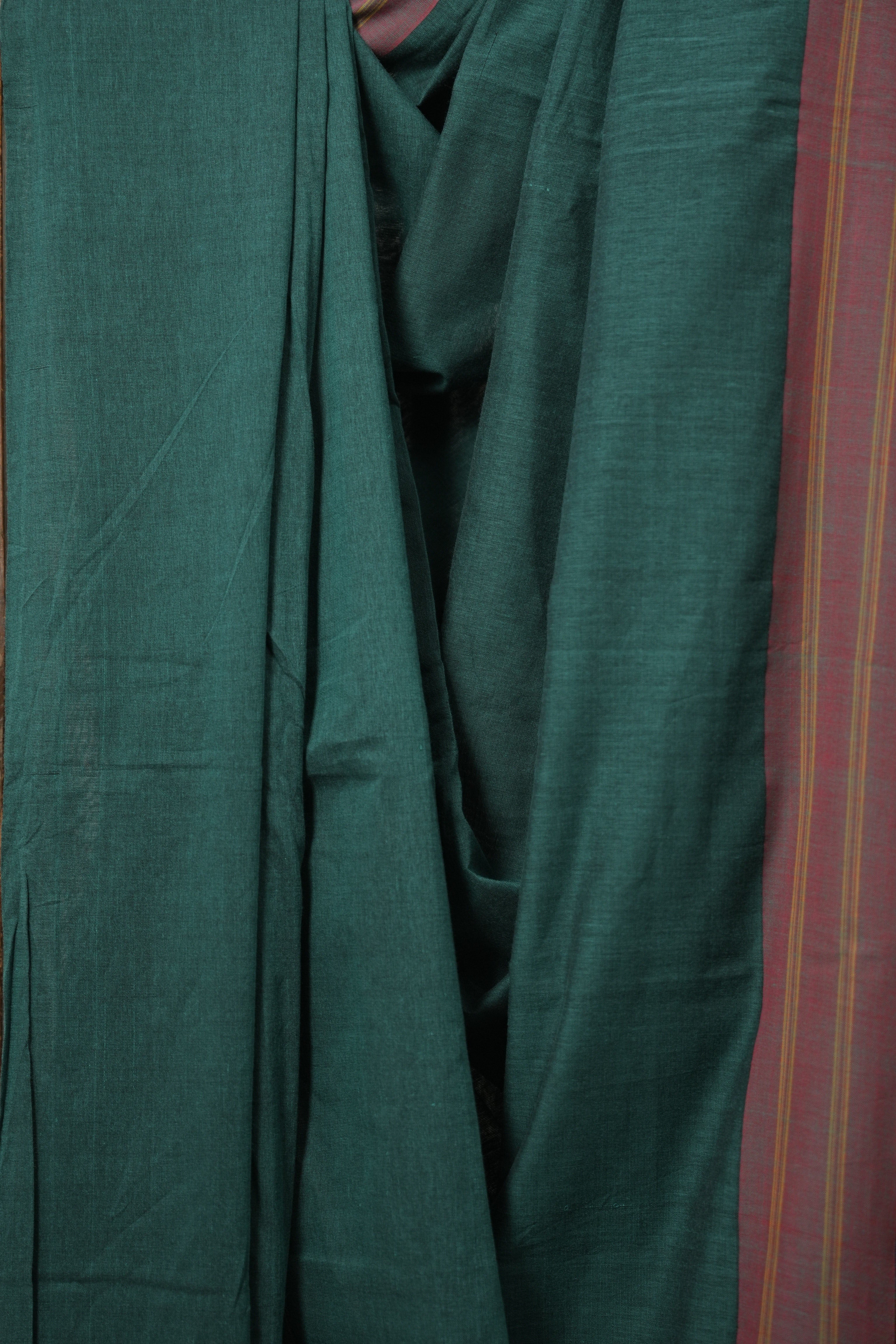 Green Cotton Ilkal Saree  - SRGCIS646