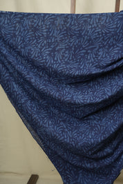 Indigo HBP Cotton Saree - SRICS3796