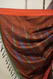 Green Cotton Ilkal Saree  - SRGCIS646