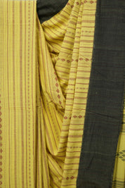 Yellow Bengal Cotton Saree - SRYBCS136