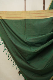 Green Stripes Cotton Ilkal Saree  - SRGSCIS666