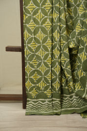 Green HBP Cotton Saree - SRGCS3793