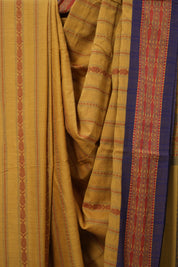 Sand Brown Bengal Cotton Saree - SRSBBCS135