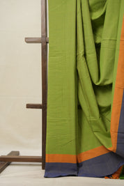 Parrot Green  Cotton Ilkal Saree  - SRPGCIS709