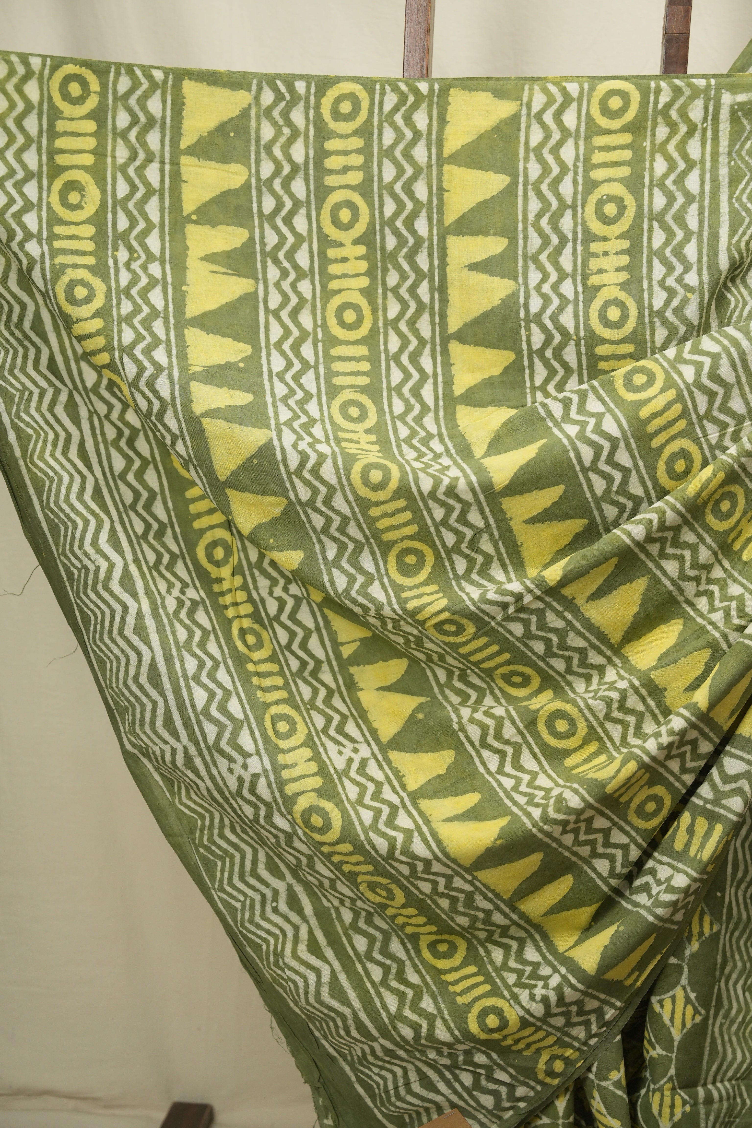 Green HBP Cotton Saree - SRGCS3793