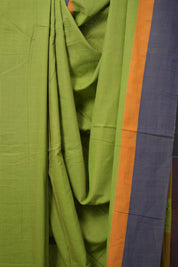 Parrot Green  Cotton Ilkal Saree  - SRPGCIS709