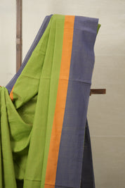 Parrot Green  Cotton Ilkal Saree  - SRPGCIS709