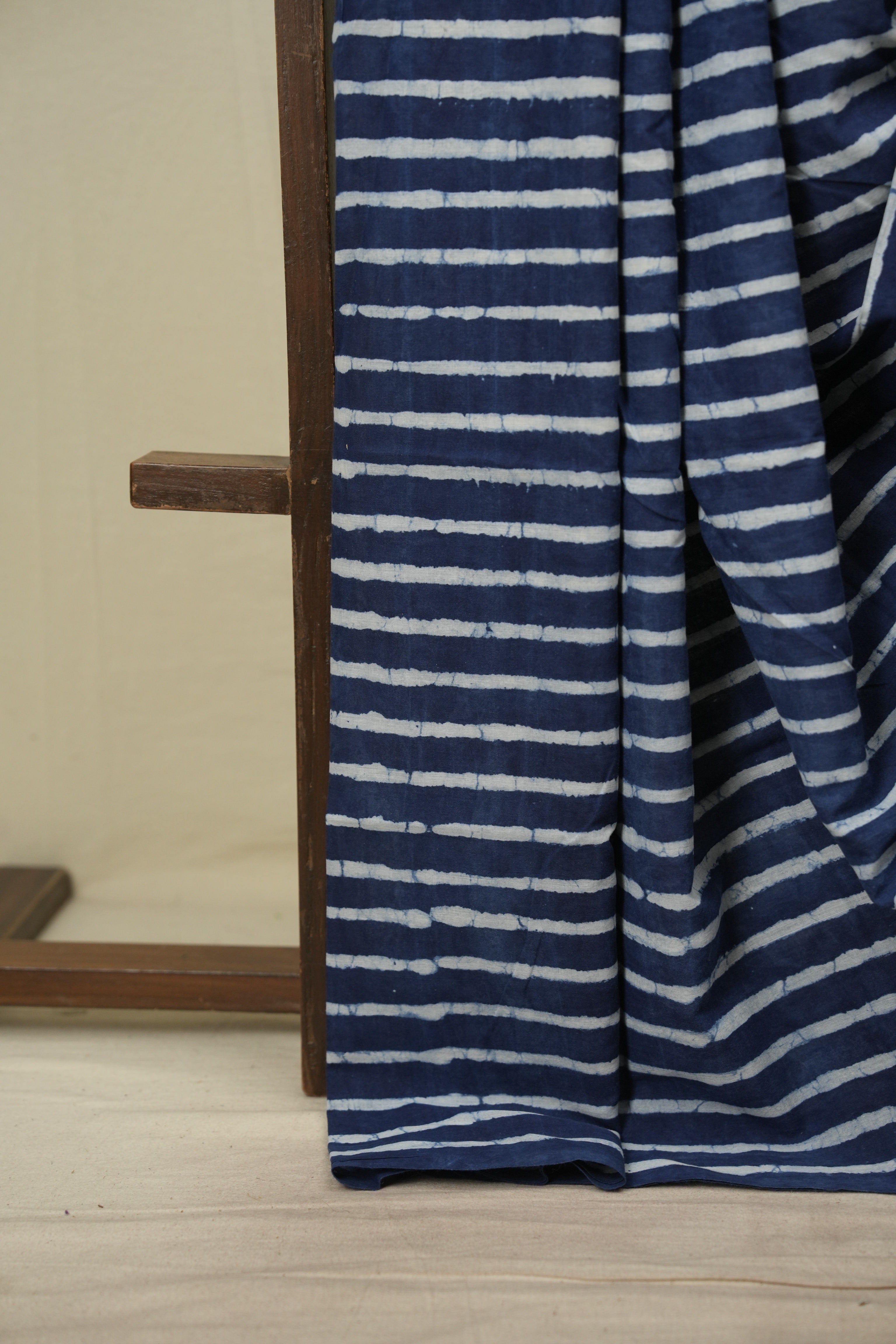 Indigo HBP Cotton Saree - SRICS3797