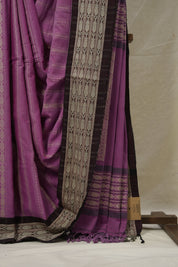 Dusty Pink Bengal Cotton Saree - SRDPBCS134