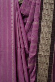 Dusty Pink Bengal Cotton Saree - SRDPBCS134