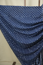 Indigo HBP Cotton Saree - SRICS3797