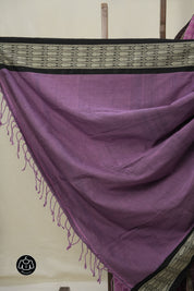 Dusty Pink Bengal Cotton Saree - SRDPBCS134