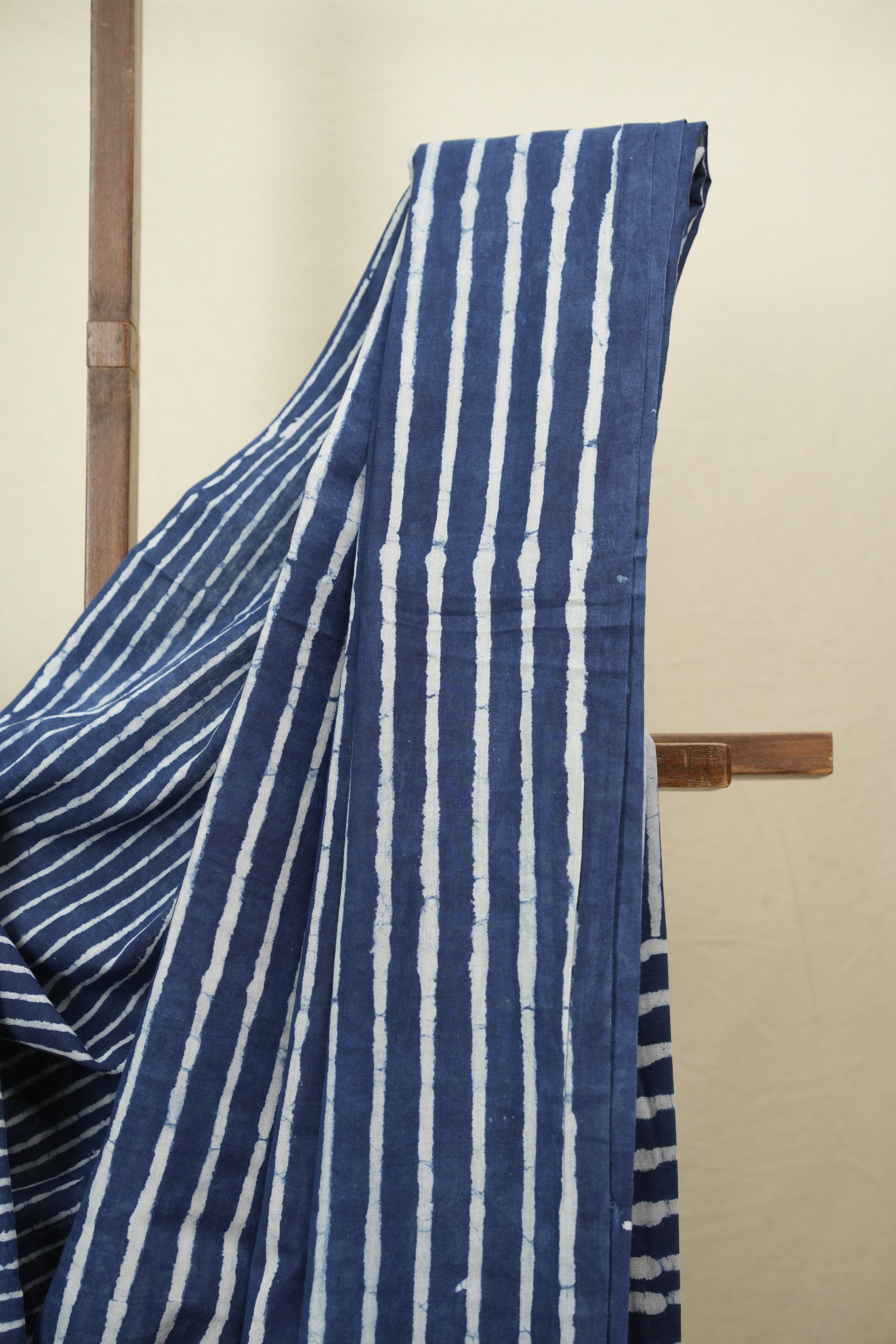 Indigo HBP Cotton Saree - SRICS3794