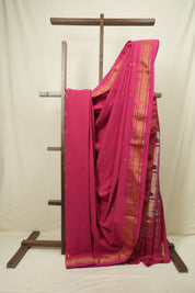 Pink Cotton Paithani Saree - SRPCPS803