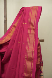 Pink Cotton Paithani Saree - SRPCPS803