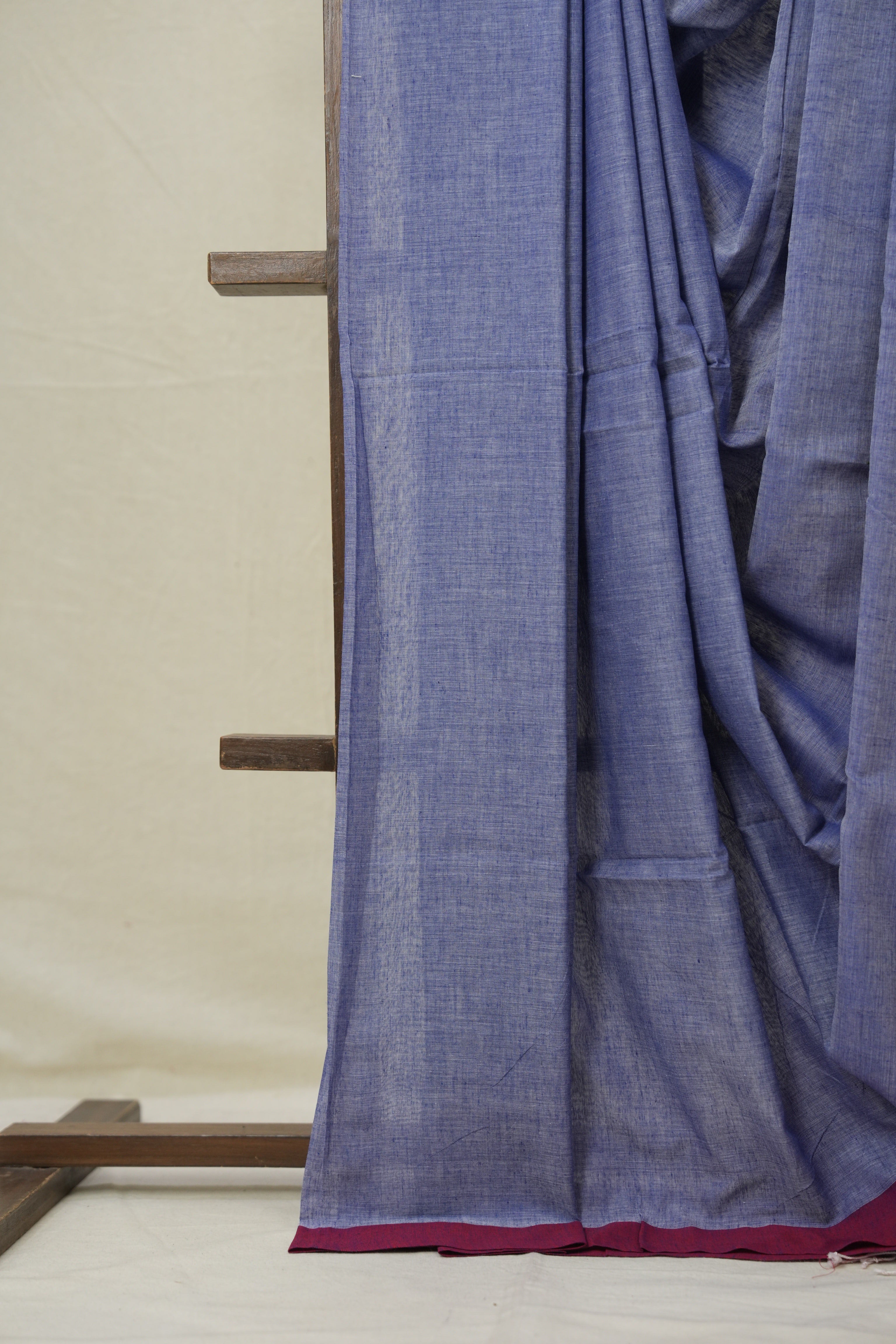 Blue Bengal Cotton Saree - SRBBCS159