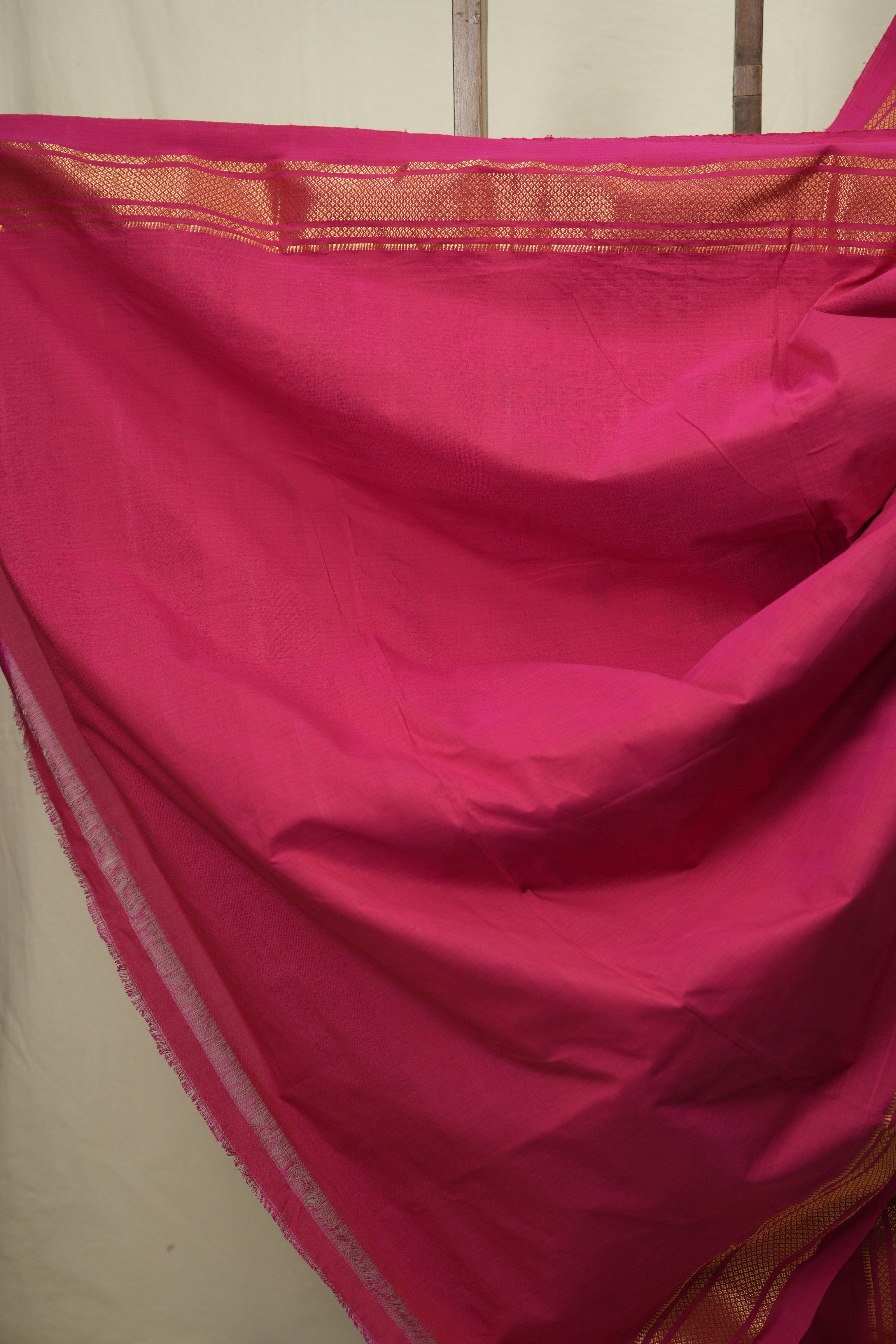 Pink Cotton Paithani Saree - SRPCPS803