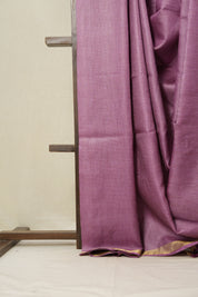 Pink Tussar Silk Saree - SRPTSS1525