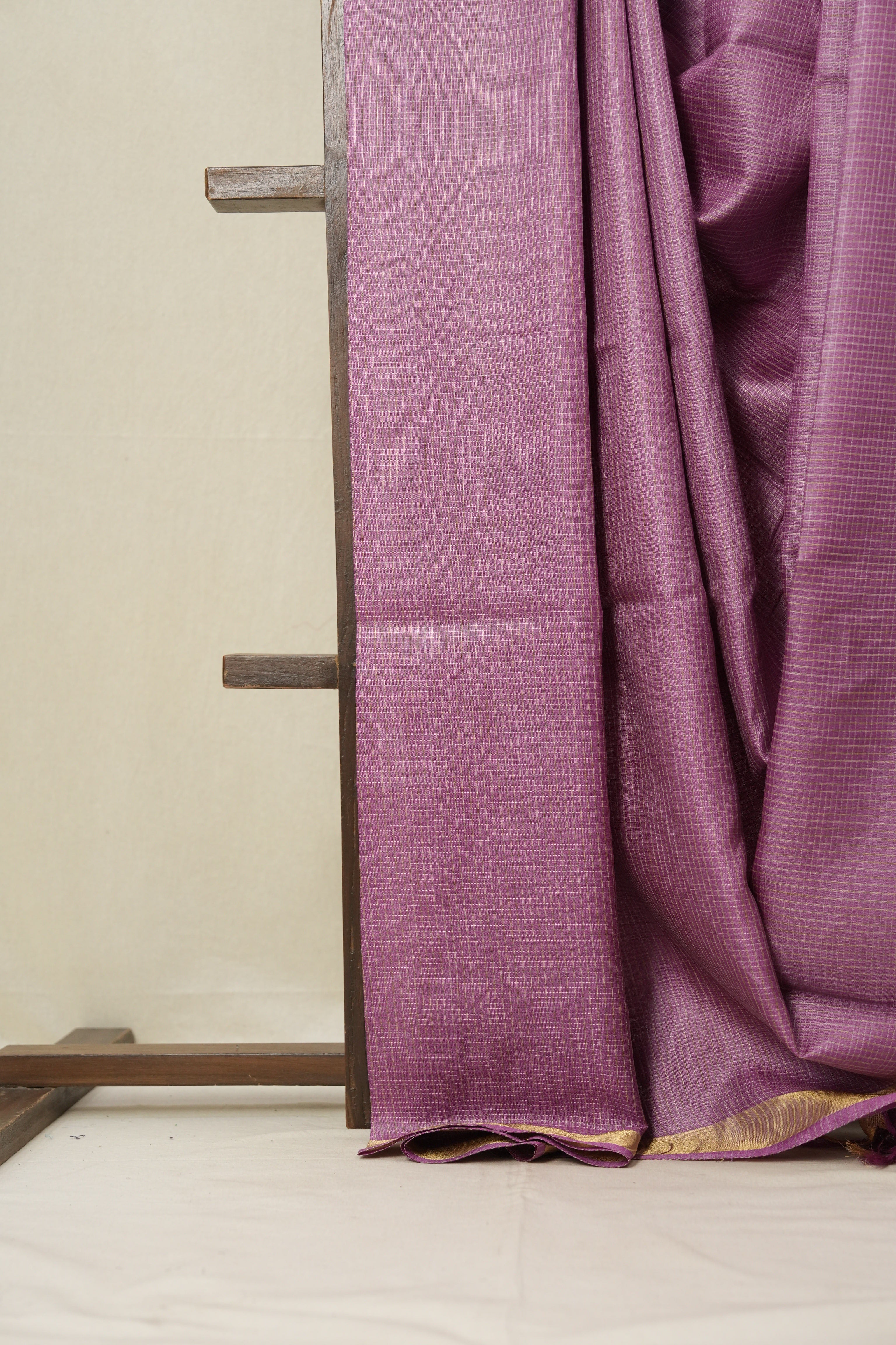 Pink Tussar Silk Saree - SRPTSS1525