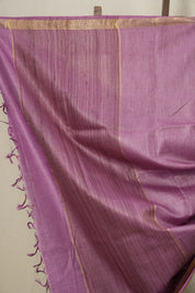 Pink Tussar Silk Saree - SRPTSS1525