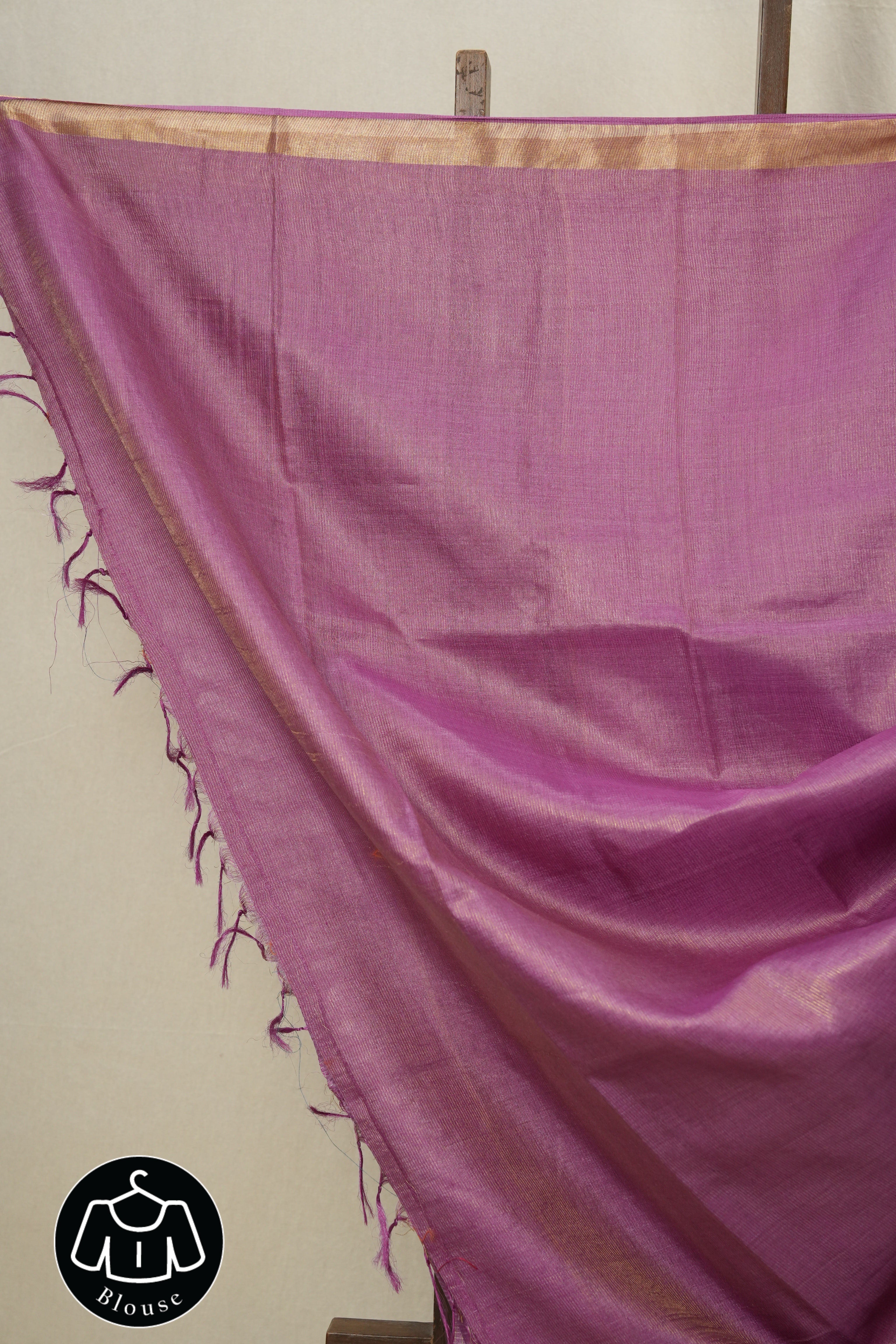 Pink Tussar Silk Saree - SRPTSS1525