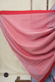 Sky Blue Bengal Cotton Saree - SRSBBCS158