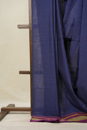 Blue Cotton Ilkal Saree  - SRBCIS667