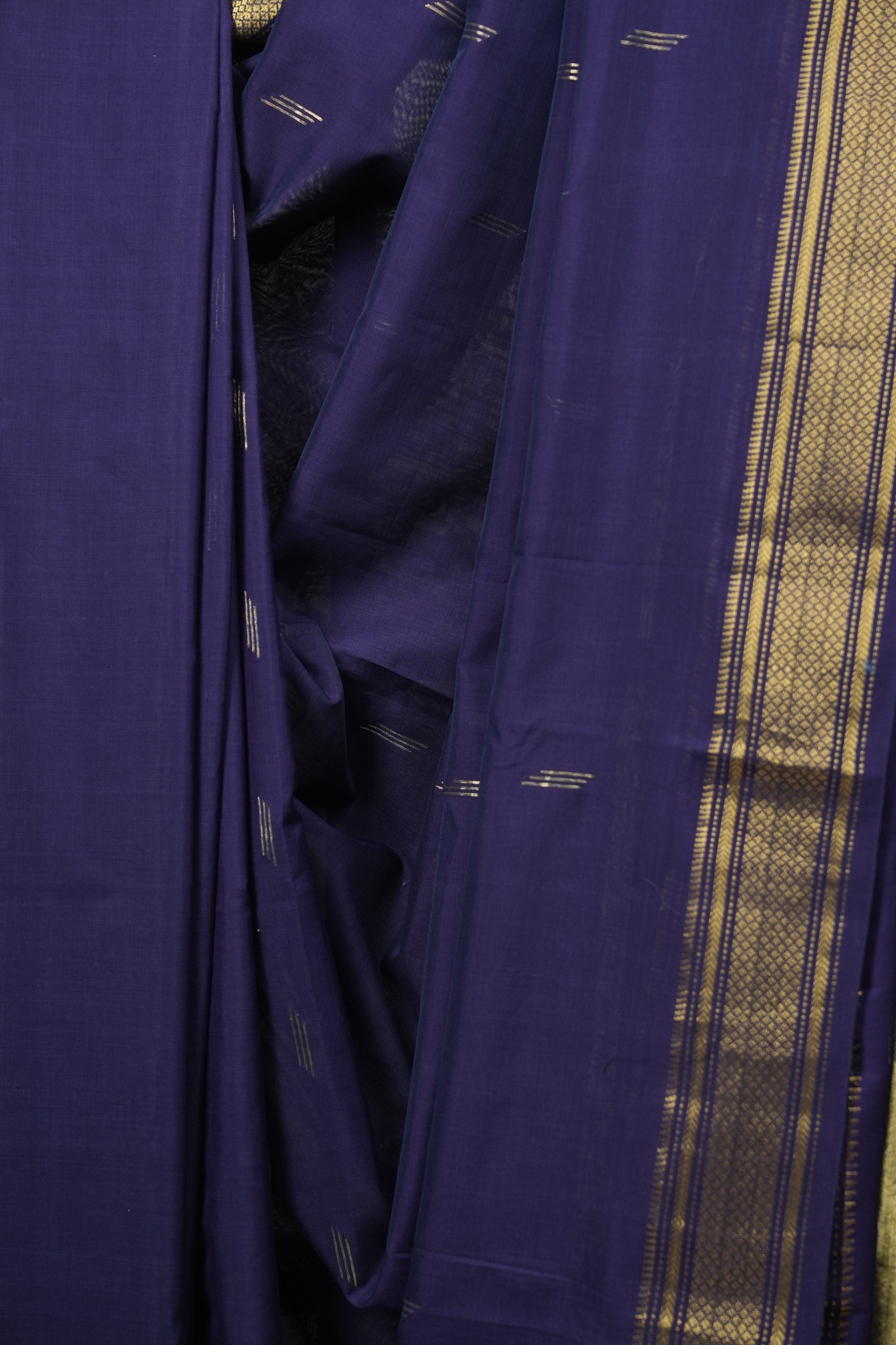 Purple Cotton Paithani Saree - SRPCPS811