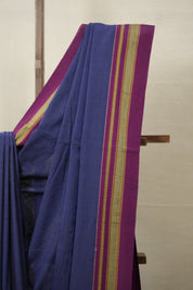 Blue Cotton Ilkal Saree  - SRBCIS667