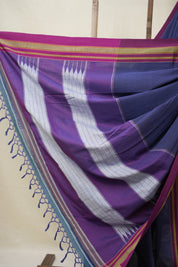 Blue Cotton Ilkal Saree  - SRBCIS667