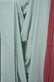 Powder Blue Bengal Cotton Saree - SRPBBCS154