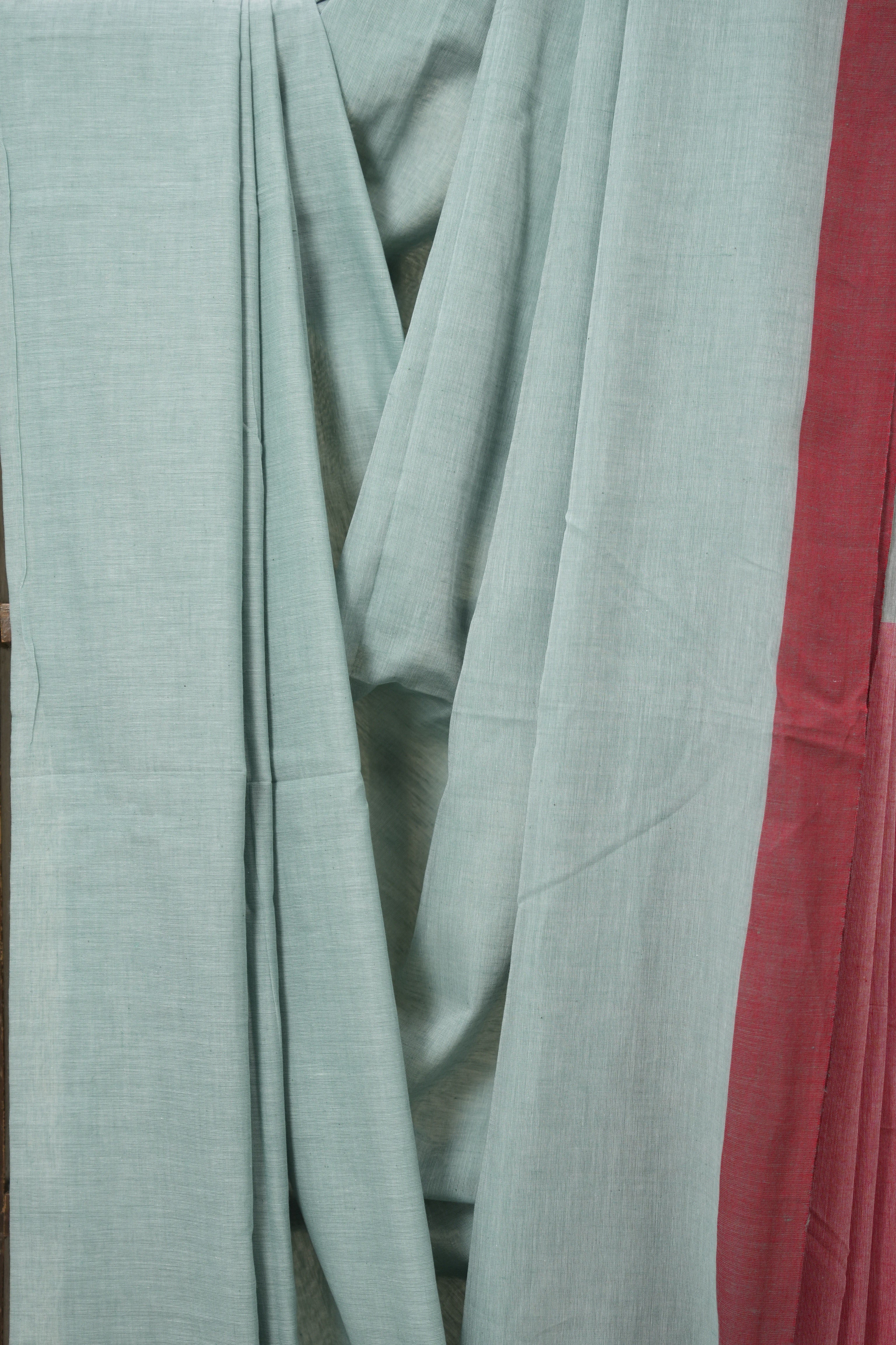 Powder Blue Bengal Cotton Saree - SRPBBCS154