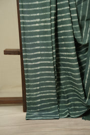 Sage Green HBP Cotton Saree - SRSGCS3789