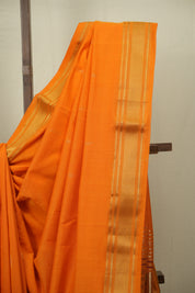 Orange Cotton Paithani Saree - SROCPS782