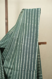 Sage Green HBP Cotton Saree - SRSGCS3789