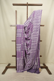 Purple HBP Cotton Saree - SRPCS3790