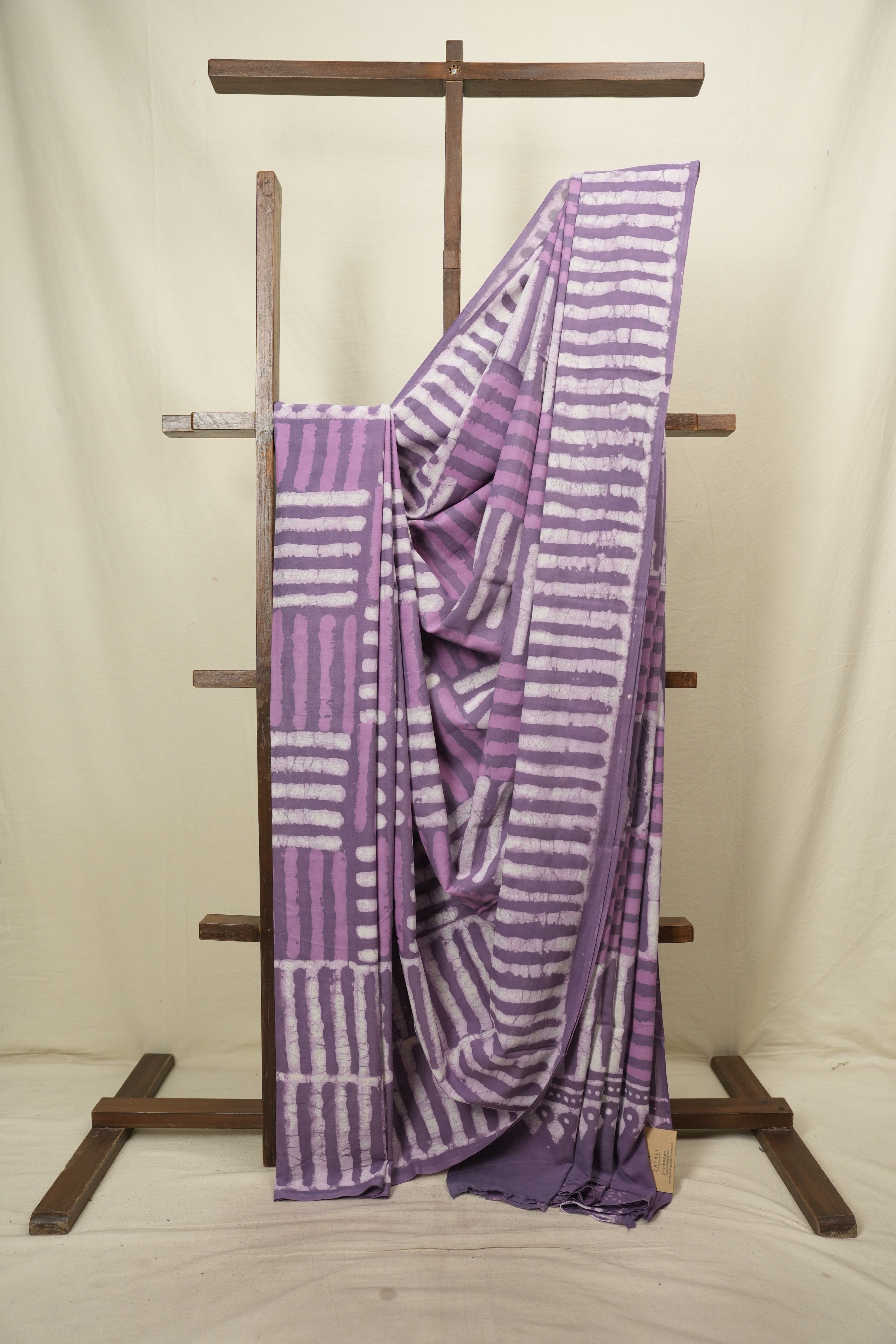 Purple HBP Cotton Saree - SRPCS3790