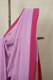 Purple Bengal Cotton Saree - SRPBCS161