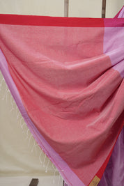 Purple Bengal Cotton Saree - SRPBCS161