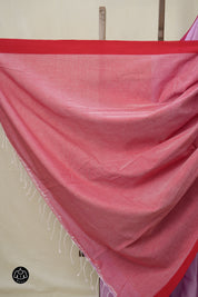 Purple Bengal Cotton Saree - SRPBCS161