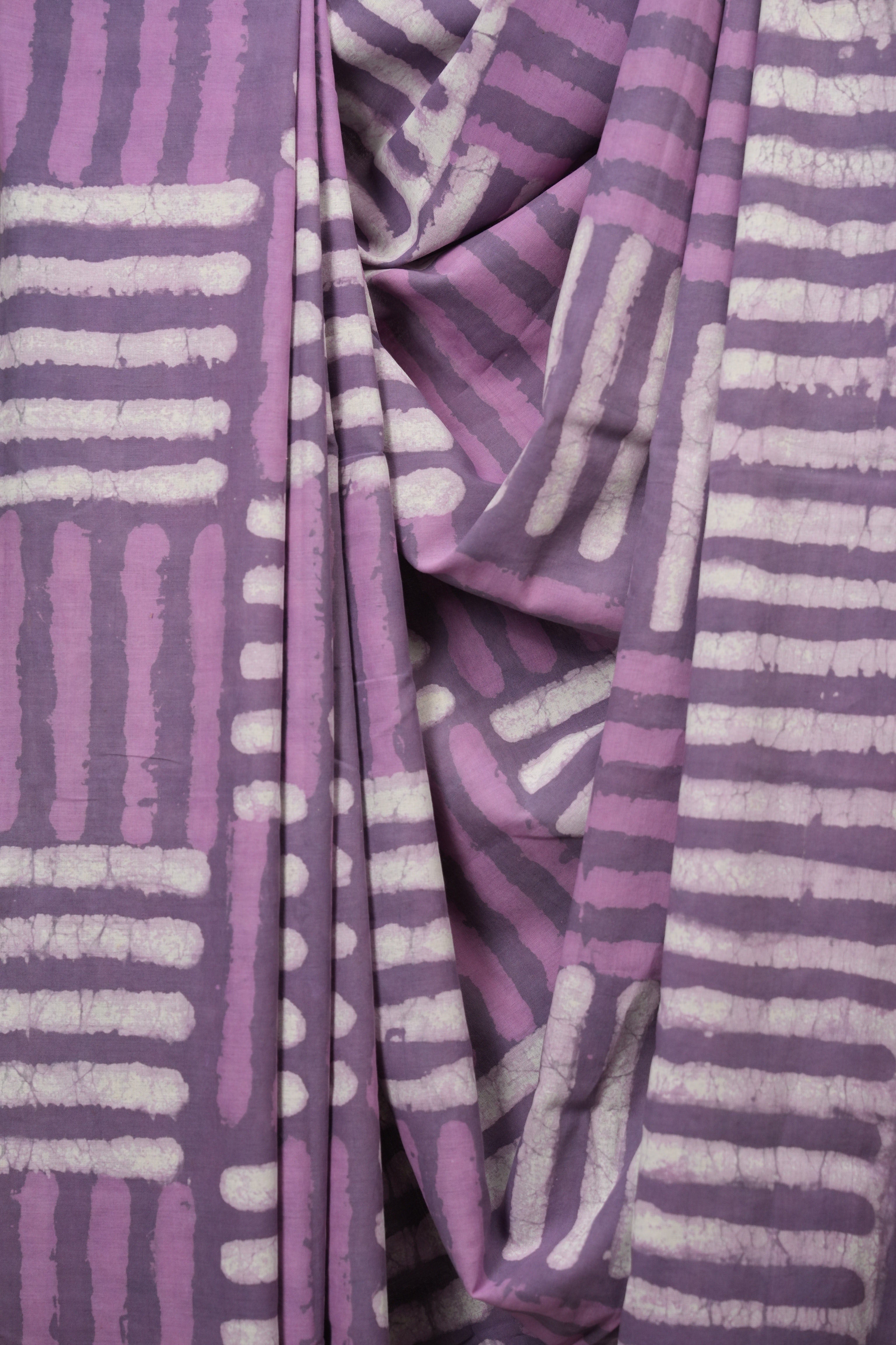 Purple HBP Cotton Saree - SRPCS3790