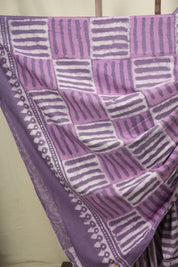 Purple HBP Cotton Saree - SRPCS3790