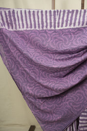 Purple HBP Cotton Saree - SRPCS3790