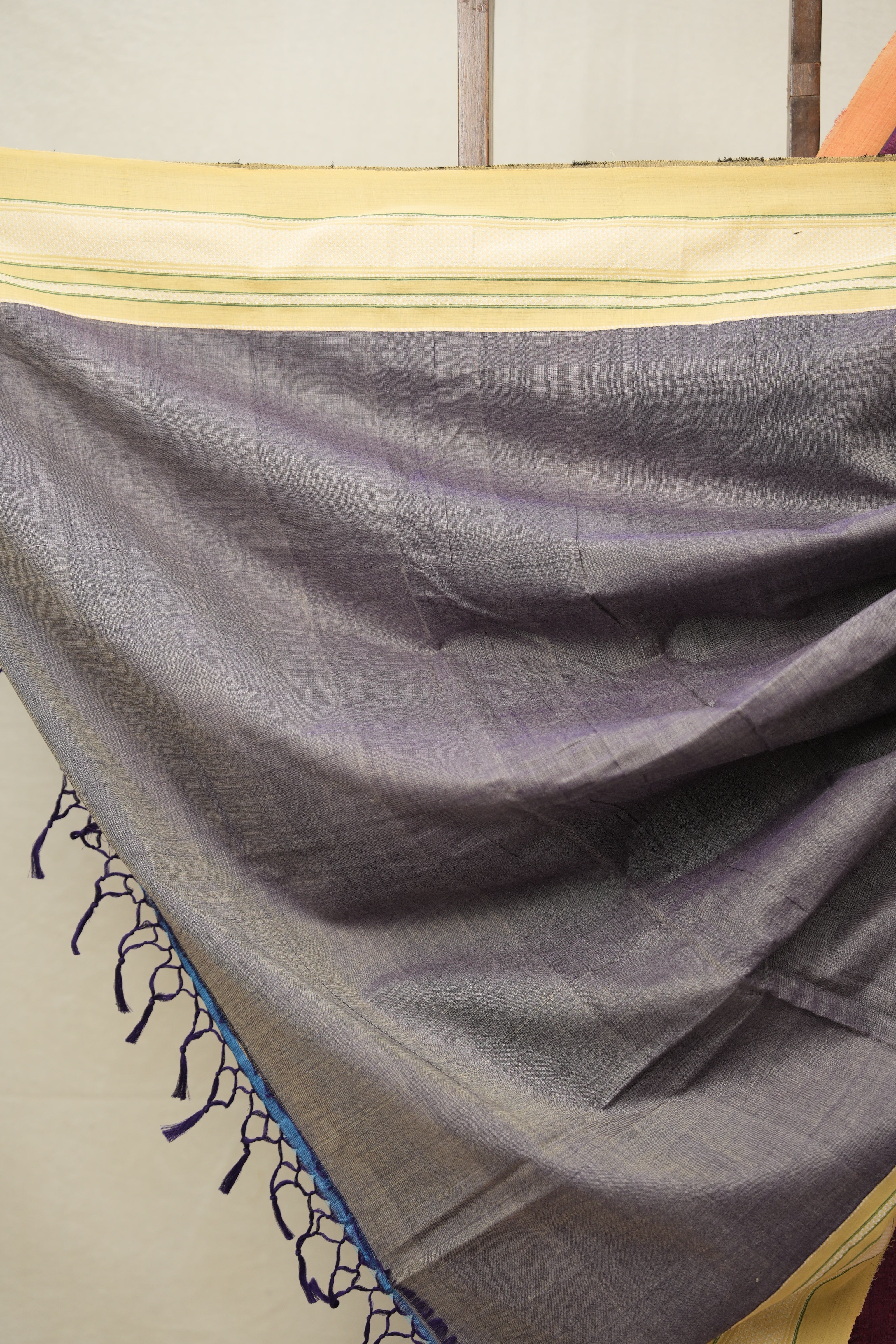 Two Tone Purple Cotton Ilkal Saree  - SRTPCIS661
