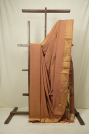 Brick Cotton Paithani Saree - SRBCPS784
