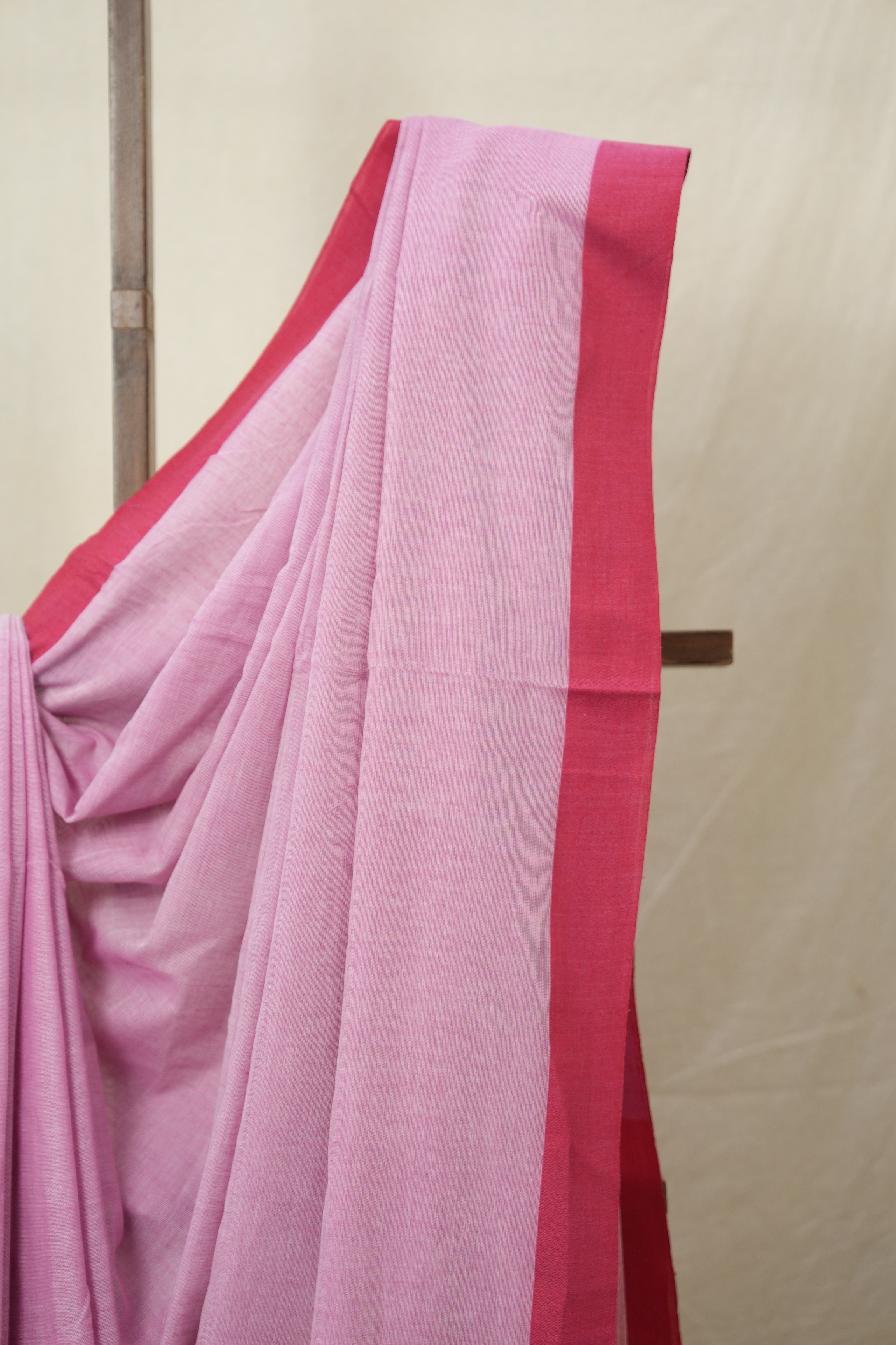 Pink Bengal Cotton Saree - SRBBCS160